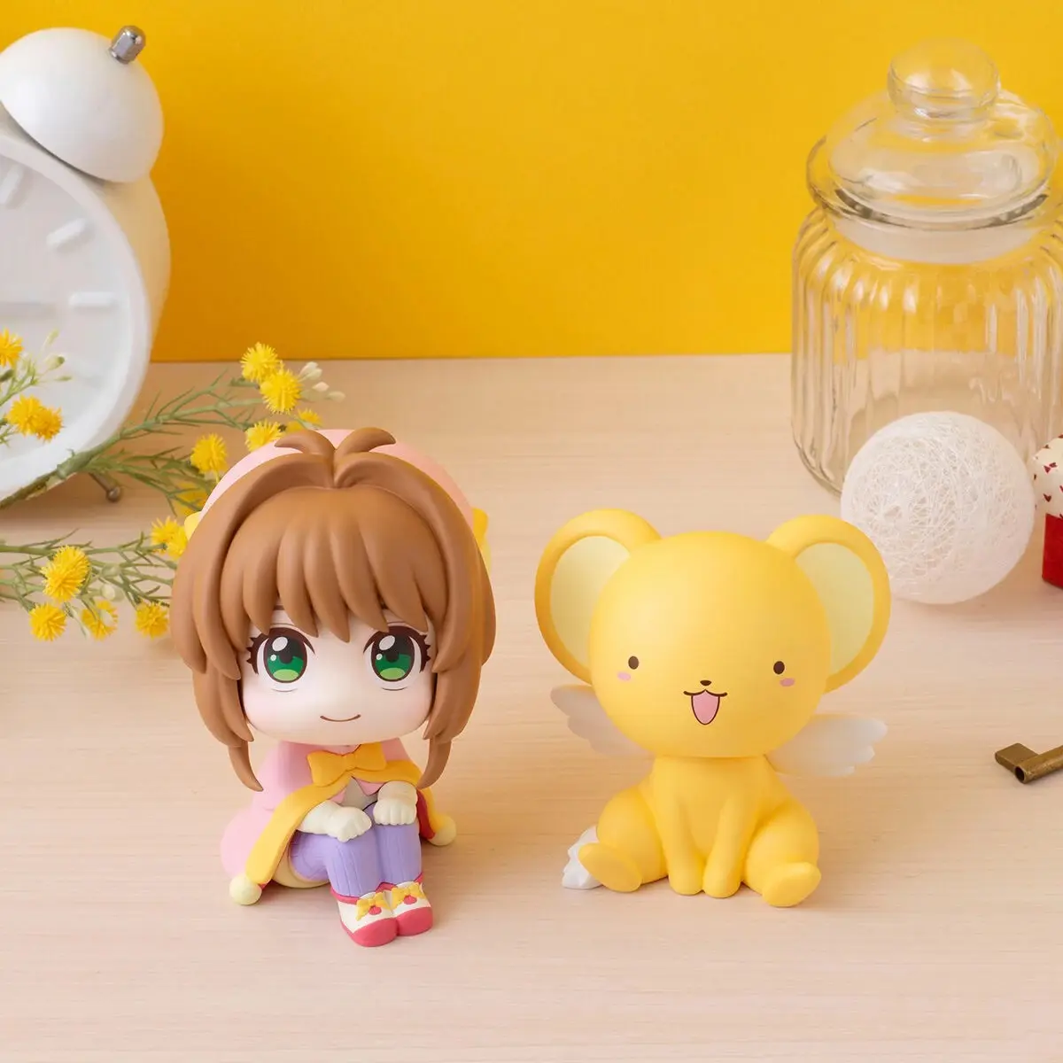 10cm Sakura Kinomoto "Look Up" Series Chibi Figure (Includes Kero-chan) – PVC Collectible Model Toy