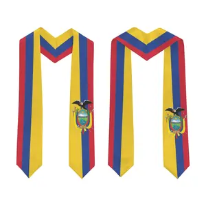 Graduation Sash/Stole/Scarf International Study Abroad Adult Unisex Ecuador