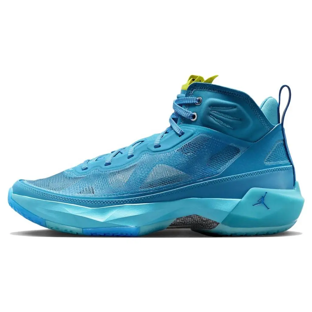 Jordan 37 Zion Williamson Naruto Rasengan Versatile Breathable High Top Basketball Shoes Unisex Blue DX1690-400