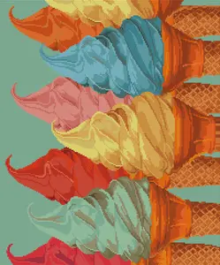 Ice Dream - Diamond Painting Kit