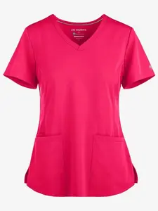 HH Works by Healing Hands Monica Women's 4-Pocket STRETCH V-Neck Scrub Top