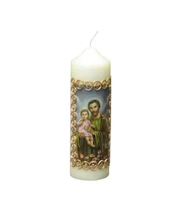 Devotional Candle of Saint Joseph 6.5"x2"