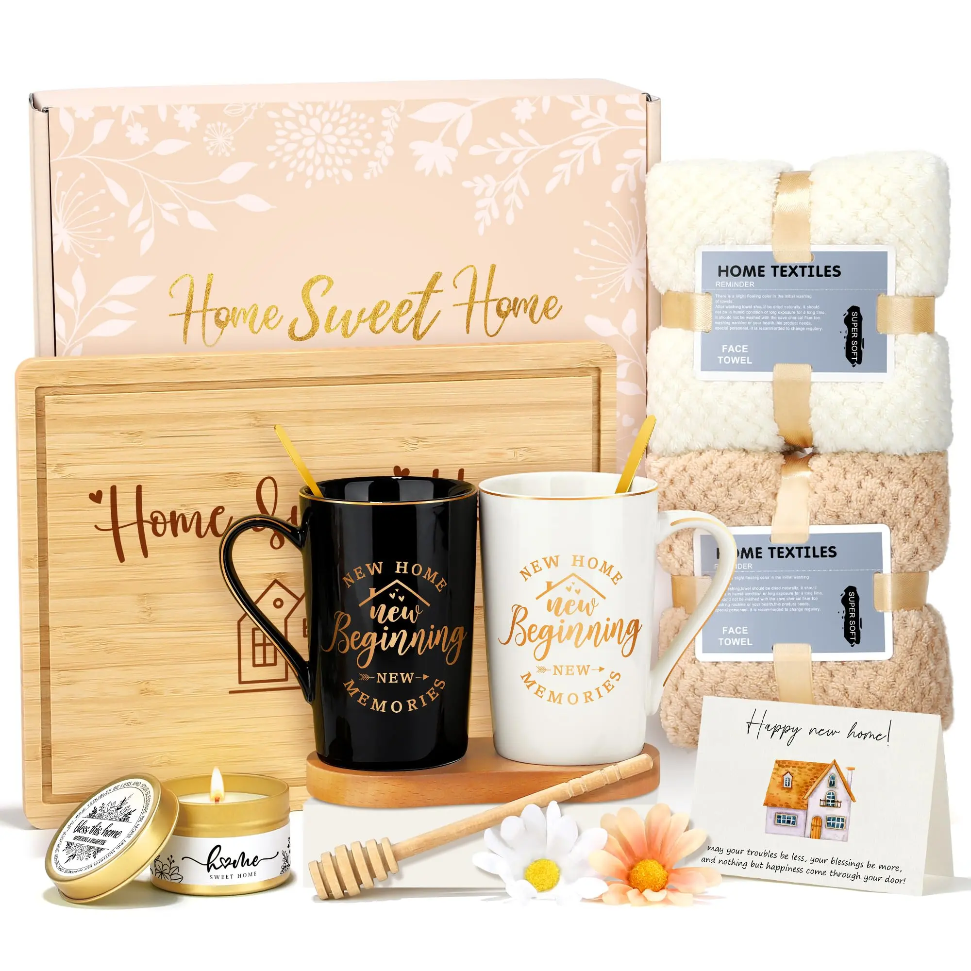 House Warming Gifts Home Gift Ideas Housewarming Baskets Closing For Buyers Basket Apartment Present Set Women Men Couple Homeowner Neighborhood
