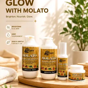 Jbeauty's Molato promax perfect brightening body set . Body shower, Lotion, Serum and Facial Cream, Very Effective for all Type of Skin. Hydroquinone Free