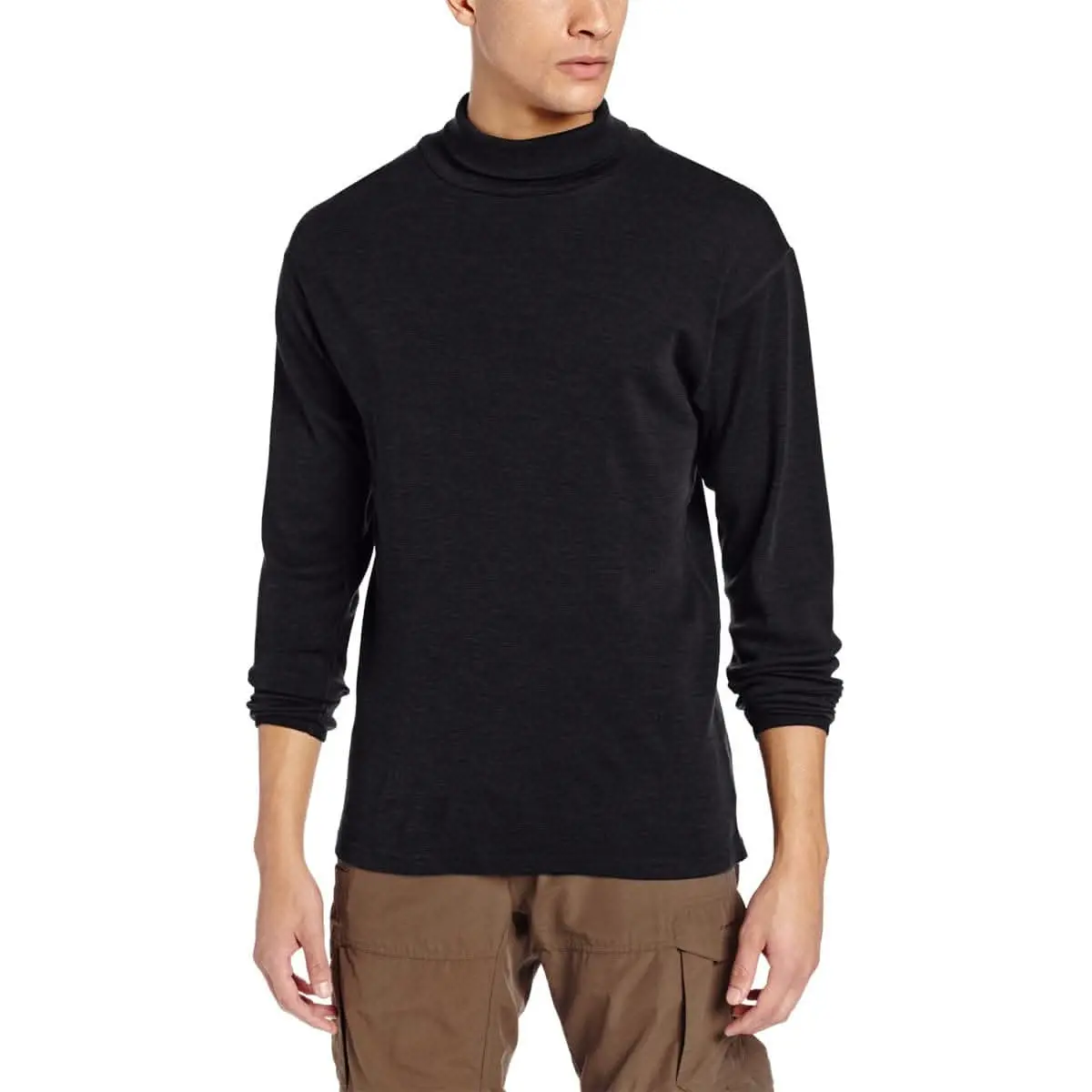 Minus33 - 100% Merino Wool Midweight Turtleneck - Base Layer OEKO-TEX Certified Responsible Wool Standard Regular Fit Machine Washable for Skiing Hiking and Everyday Wear