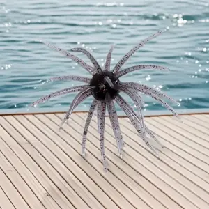 20pc New Sea Urchin Lure, Black Pit Fishing, Water Bladder Ball, Floating Soft Bait, Tens of Thousands of Bites, Boxed - High Elasticity & Tear Resistance, Simulation Fishing Lure, Saltwater Fishing Lures, Artificial Fishing Lure