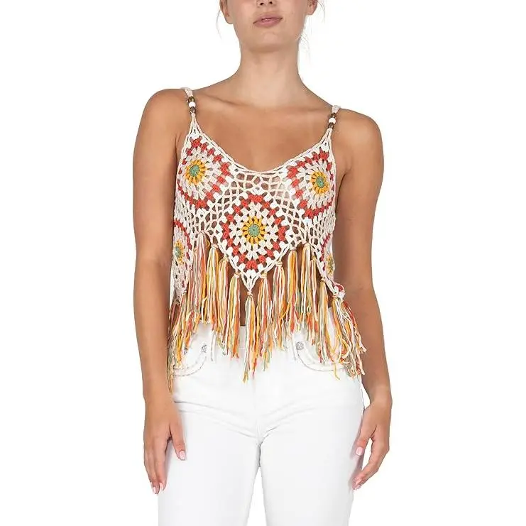 Miss Me Crochet Cropped Top