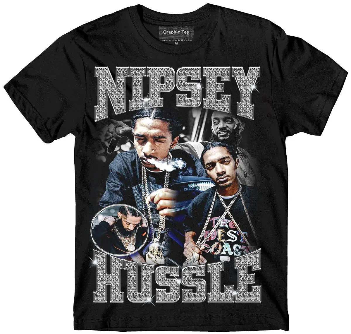 Nipsey Hussle Tee, Crenshaw Rapper Shirt, Vintage West Coast Hip Hop T-Shirt, Retro Graphic Tee, Gift For Fans