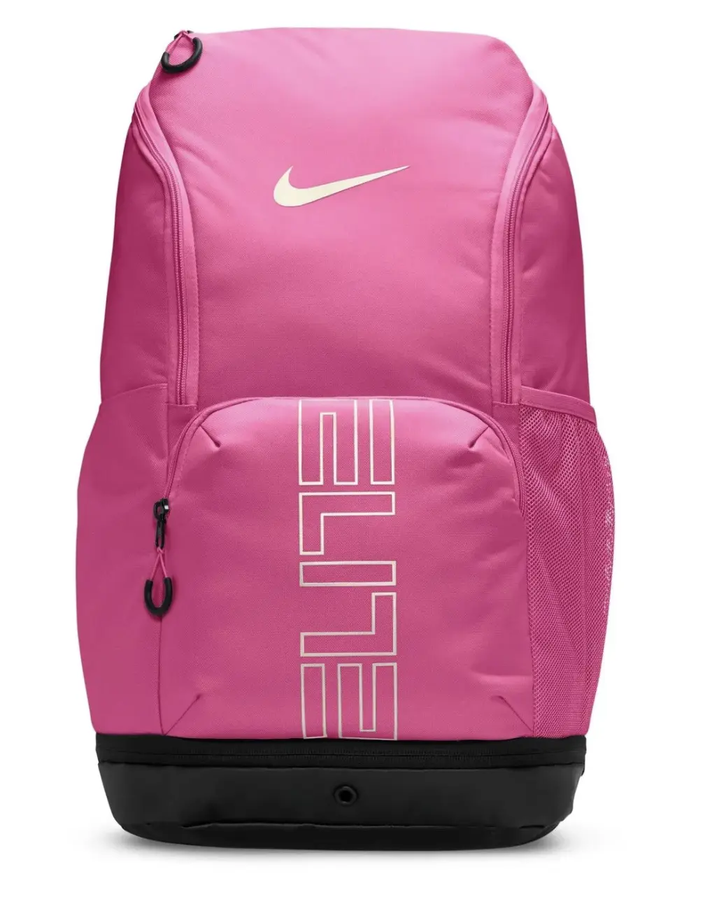 Nike Elite Backpack in Vibrant Pink with Logo and Multiple Pockets for Everyday Use