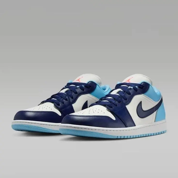 Jordan 1 Low Sail Blue Chill Men's 553558-149 New