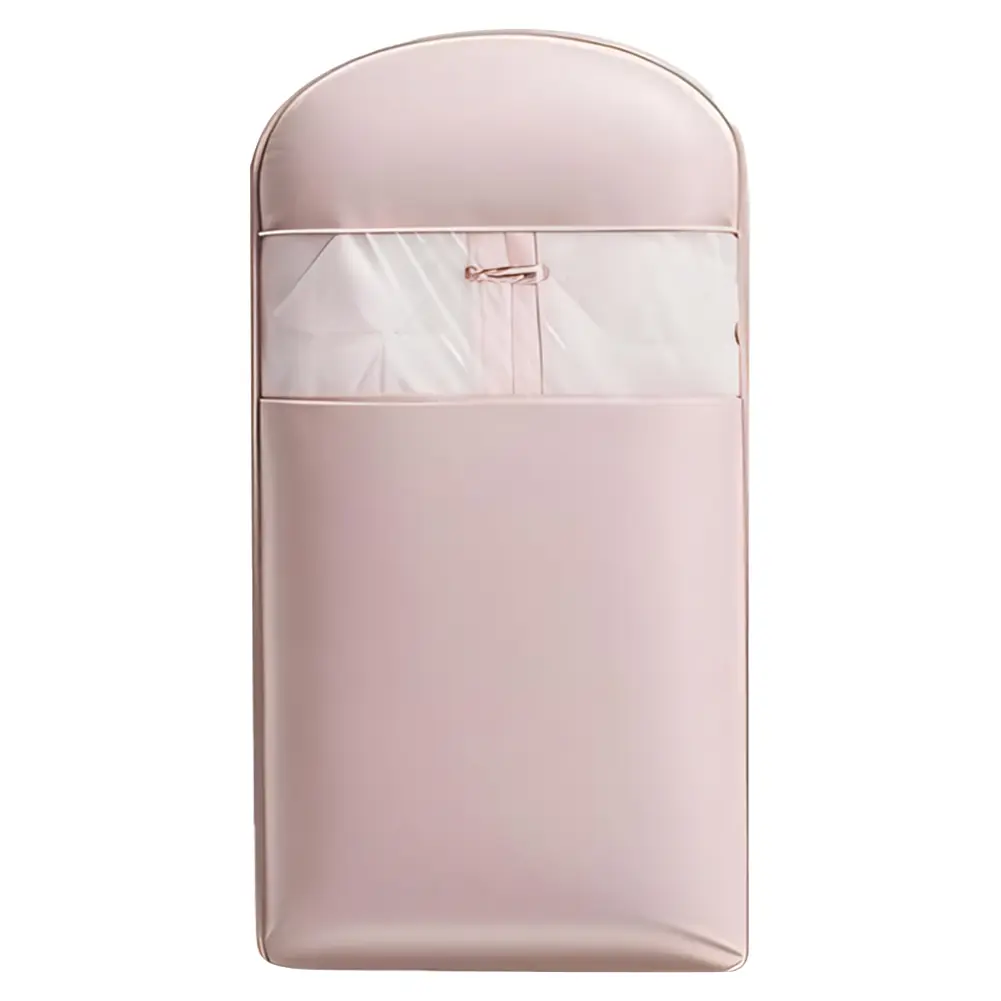 Space Saving Hanging Garment Bag with Self Compression Zipper Space Saver Closet Organizer Dust Cover Clothes Bag for Clothes Coats Jackets