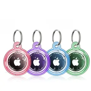 4 Pack AirTag Keychain MultiColor Waterproof AirTag Holder