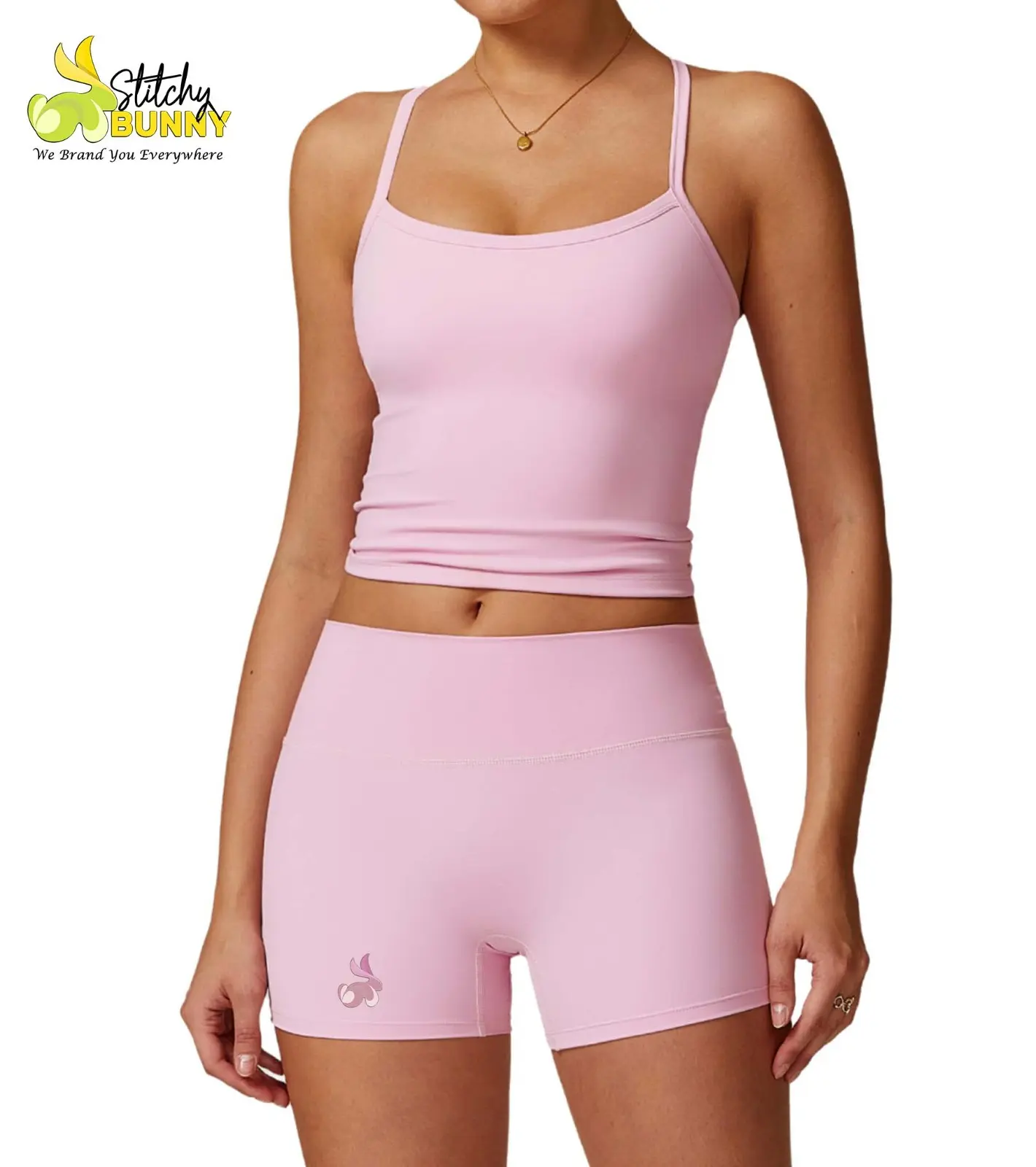 Two Piece Workout Sets For Women Tank Top Matching High Waist Booty Lifting Shorts Gym Yoga Active Wear Outfits