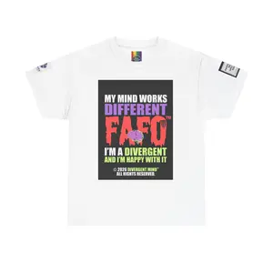 Autism Awareness Tee — "My Mind Works Different" Divergent Mind T-Shirt