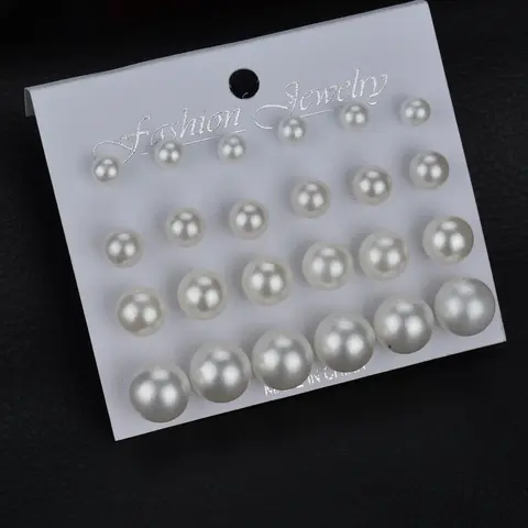 Simple Faux Pearl Decorated Stud Earrings, Pretty Studs, Elegant Exquisite Earrings for Women & Girls, Fashionable Jewelry for Party, Daily Clothing Decor