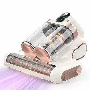 EKD Mattress Vacuum Cleaner Cordless 16Kpa Bed Handheld Vacuum, Vacuum Cleaner with 253.7nm UV-C Light,HEPA Filter & Ultrasonic, Portable Vacuums for Bed Sofa Couch Crib Gifts for women men her white