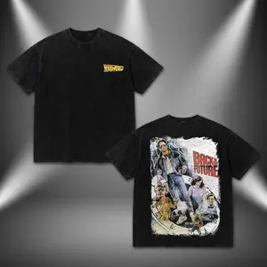 Back to the Future Graphic T-Shirt Vintage Movie Tee & Hoodie, Marty McFly Doc Brown DeLorean Time Travel Shirt, 80s Retro Sci-Fi Film Streetwear, Classic Cinema Aesthetic Oversized Washed Unisex Cotton Tee, Gift for Movie Fans