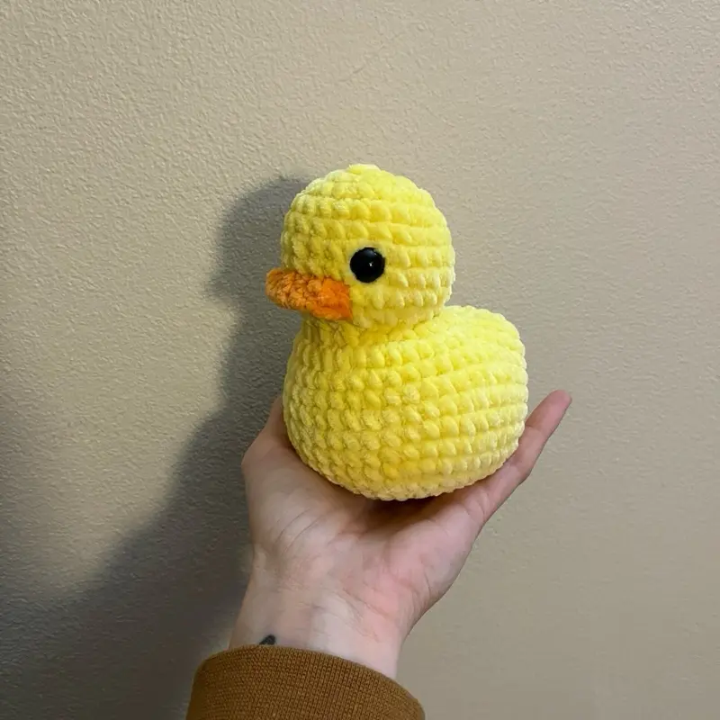 Hand crocheted yellow duck Hand crocheted yellow duck