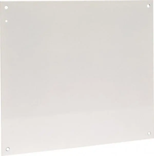 Cooper B-Line 14-Gauge Steel Electrical Enclosure - Model 78205108989, 18.5" OAW x 21" OAH, 24"x20" Nonperforated Panel Box, Powder Coat Finish, Compatible with 24206-1/24208-1