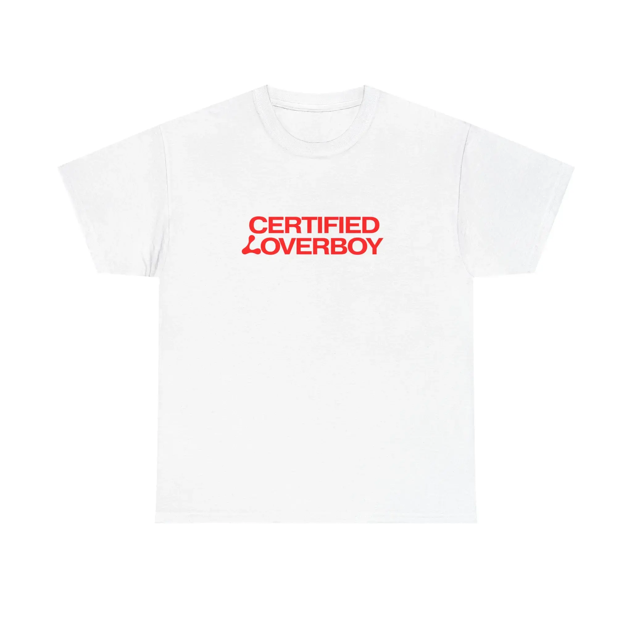 Men's Casual Cotton Loverboy Short-sleeve T-shirt