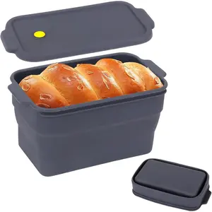 Silicone Bread And Loaf Pans - Nonstick Silicone Bread Loaf Pan For Homemade Loaf, Bread And Meatloaf - Send Goods From Local Warehous
