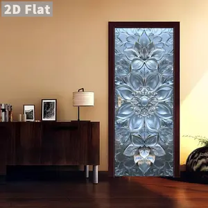Self-adhesive Door Sticker, Removable PVC Decorative Wall Decor, Versatile Wall Stickers for Home Decoration, Ornaments
