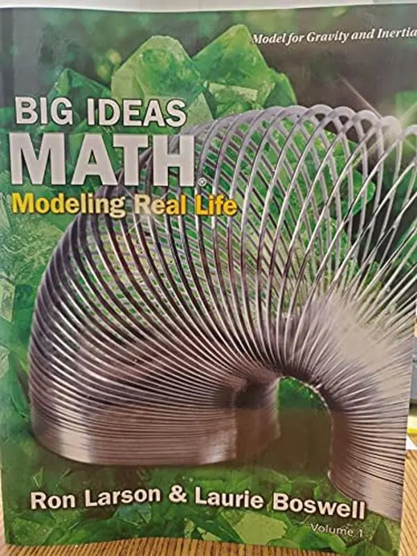 USED Book - Big Ideas Math: Modeling Real Life - (Grade K) Student Edition (Volume 1) by Laurie Boswell Ron Larson (Author) (Hardcover) - english
