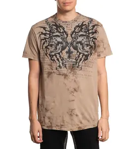 Affliction Men's T-shirt Shredded