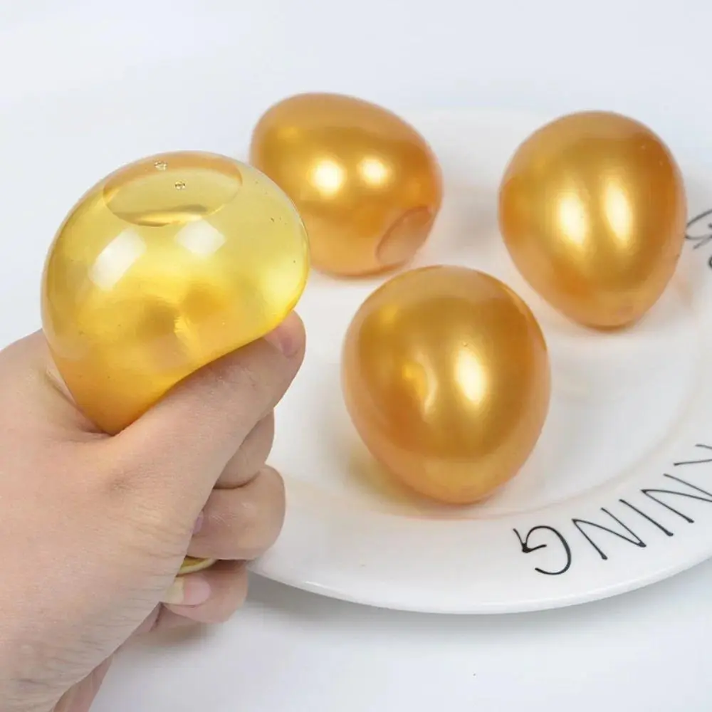 Squishy Egg Stress Relief Toys - Stretchy Squeeze Fidget Toys for Kids Adults, Anti-Anxiety Sensory Party Favors Easter Gifts