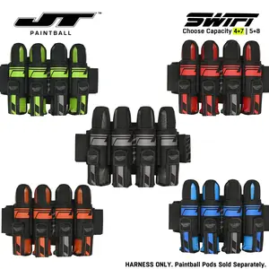 JT Swift Paintball Harness Pod Pack | 4+7 & 5+8 Pod Capacity