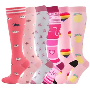 Unisex Calf Length Compression Socks – Sweat‑Wicking, Comfortable Support Socks for Daily Wear, Travel and Sports breathable day