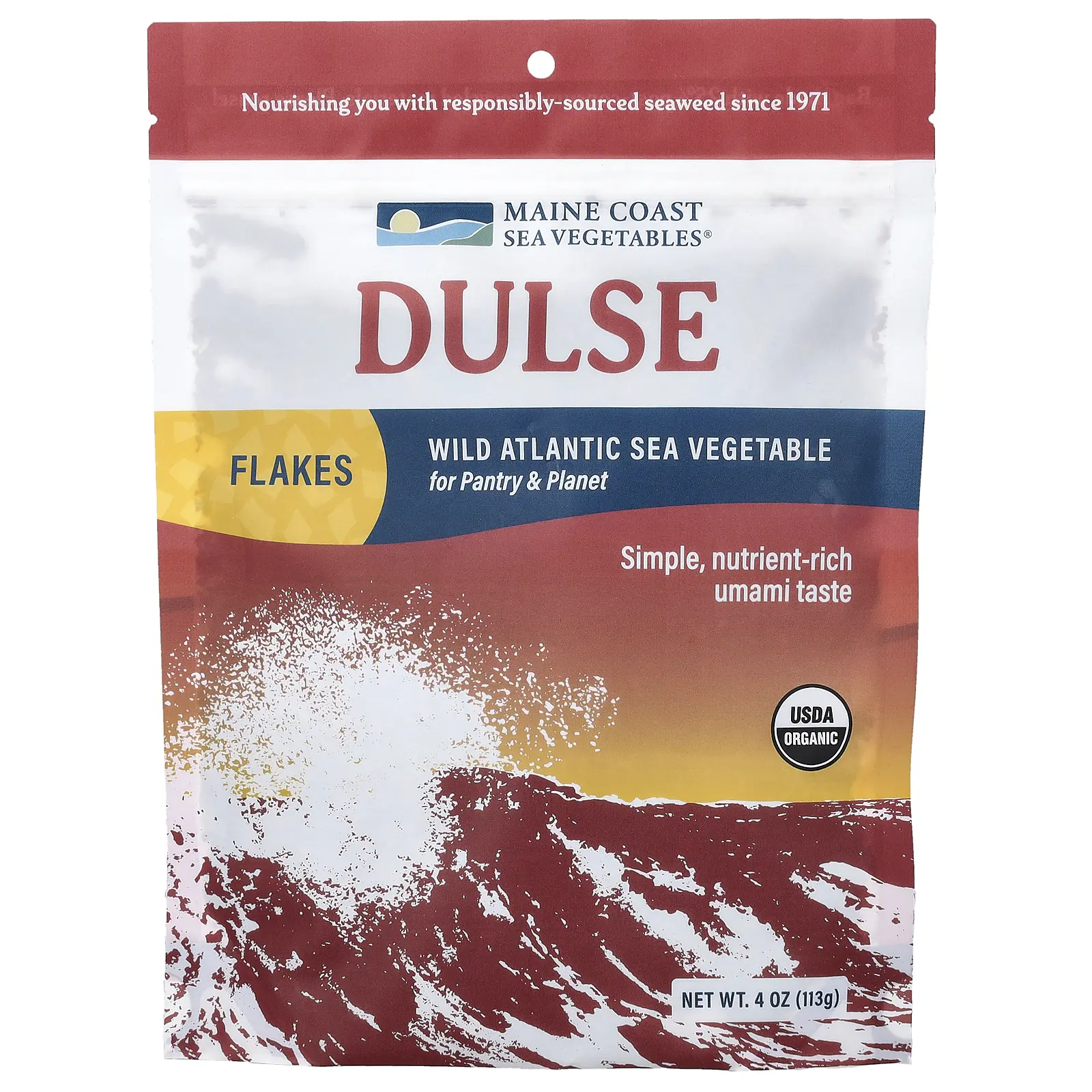 Maine Coast Sea Vegetables Dulse Flakes, 4 oz (113 g)