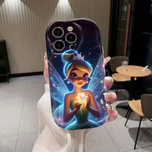 A Phone Case Featuring 'S Tinker Bell, Designed for Various for Apple Including The 16, 15, 14, 13, 12, 11, And 17 Air Plus Pro Max X/XS/XR. It'S a Great Gift Option for Holidays Like Halloween, Christmas, Thanksgiving, And Birthdays.