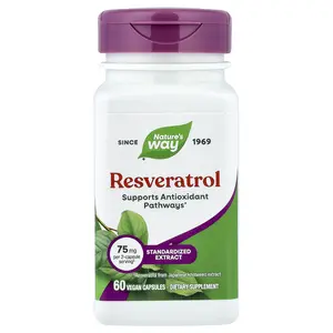 Nature's Way Resveratrol, 60 Vegan Capsules
