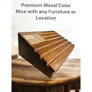 Challenge Coin Display Case - Wooden Multilayer Storage Organizer for Military Coins & Collections - Versatile & Easy Access Coin Holder - Perfect Gift for Veterans & Collectors