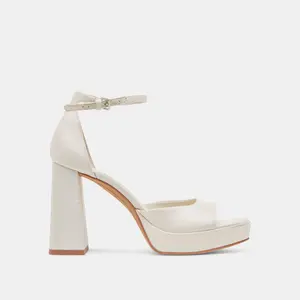Dolce Vita PANDRO HEELS WHITE SATIN