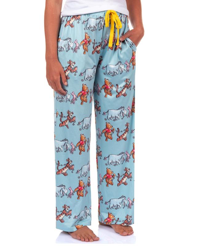 Disney Winnie The Pooh Pajama Pants Adult Tigger Piglet Eeyore Daisy Adult PJ Lounge Bottoms