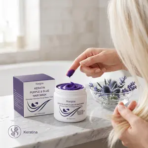 2-Pack Keratin Hair Mask, Nourishing and Moisturizing, Gentle Hydrating, Smooth and Shiny, Hair Care Treatment