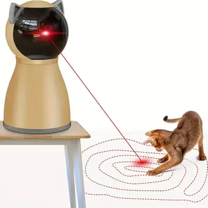 Automatic Laser Pointer for Cats - Interactive Pet Toy, Adjustable Speed & Modes, USB Rechargeable, Keeps Cats Active & Entertained