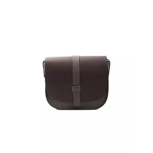 Pompei Donatella Burgundy Leather Crossbody Bag