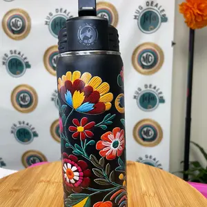 Flores Stainless double wall water bottle