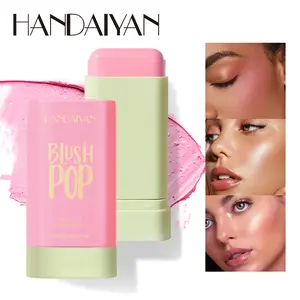 Blush Cream Makeup Natural Nude Matte Blush Stick Vibrant Silky Blush Cosmetic Color