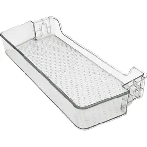 HRB171N6ASE Refrigerator Small Shelf Bin Compatible with Hisense HRB171N6BSE, HRB171N6AWE, HRB171N6ABE, MRB172N6AWE. HRB171N6ABE Refrigerator Upper Door Bin Part Number: K2172116 B05112366. 1-Year.