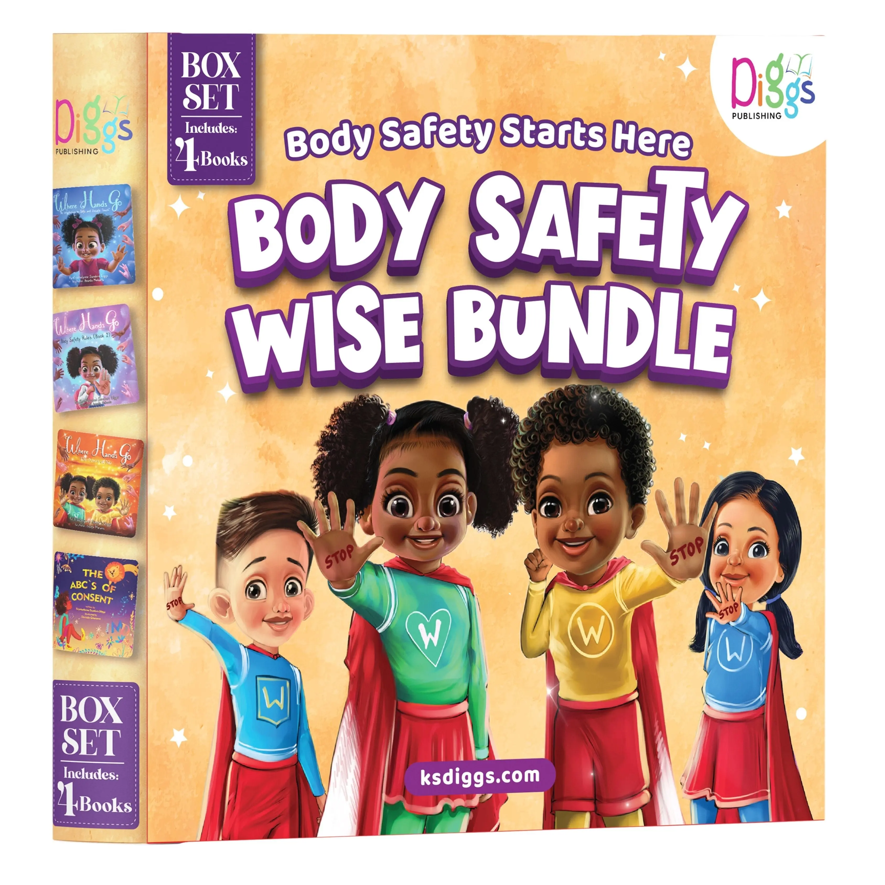 Body Safety Wise Box Set I: Four Book Set - Children's Books About Body Safety