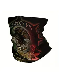 1pc Fashion And Cool Neck Gaiter With Creative Pattern - Breathable, Windproof, Dustproof, Moisture-Wicking Face Shield Breathable Face Cover