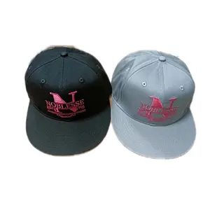 Noblesse men & women new brand fashion hats black & light gray colors universal L size.