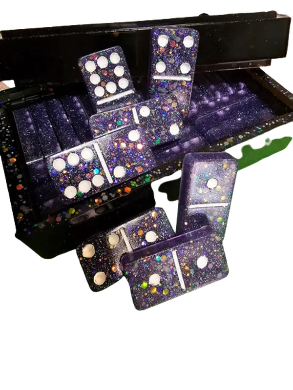 Custom Resin Domino sets with or with out box Wright Touch Creations: Homeade, Transformations, creations