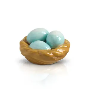 Robin's Eggs Blue Nest Mini by Nora Fleming
