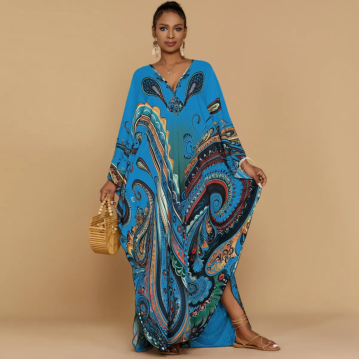 Bohemian Paisley Blue