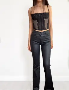 Feeling Chic Flared Leather Pants